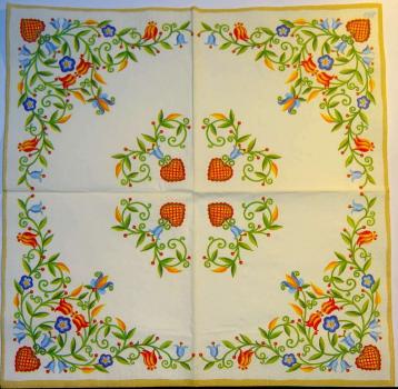 031 Flowers Others - 3 ply (weiß) - Ihr
