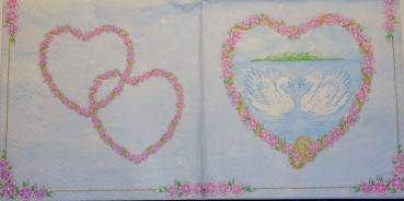 062 Enten - 3-lagig (blau)  - Paw