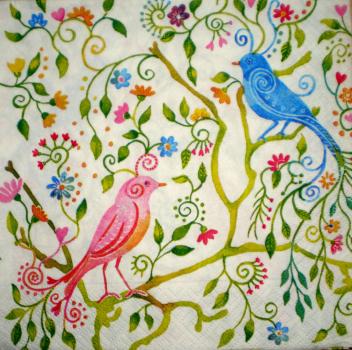 098 Vögel - 3-ply - Colourful Life