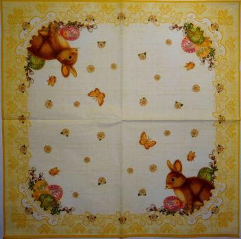 139 Rabbits:  natürlich - 3-ply - Paper Design