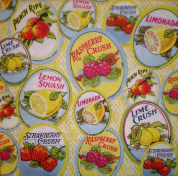 003 Lemons,  Oranges - 3-ply - Paper Design