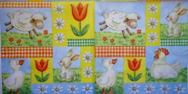051 Sheep - 3-ply (yellow) - Susy Card