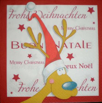 066 Hirsche - 3-lagig - Home Fashion - CS