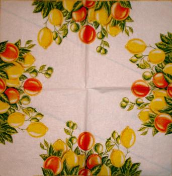 009 Zitronen, Orangen - 3-lagig