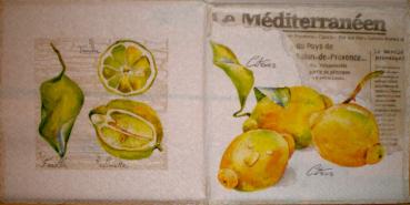 011 Zitronen, Orangen - 3-lagig - Home Fashion