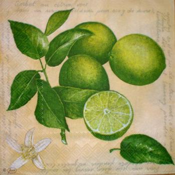 012 Lemons,  Oranges - 3-ply - Ambiente