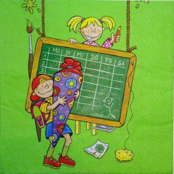 021 Schule - 3-lagig (grün) - ti-flair