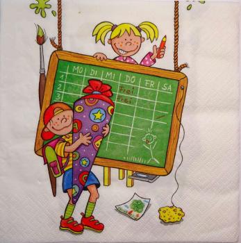 021 School - 3-ply (weiß) - ti-flair