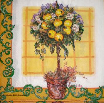 019 Lemons,  Oranges - 3-ply - Christina Ladas - 1997