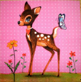134 Deer - 3-ply - Design Home - Mila Marquis