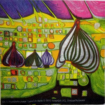 096 Muster - 3-lagig - Hundertwasser 2010