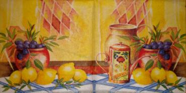 022 Zitronen, Orangen - 3-lagig