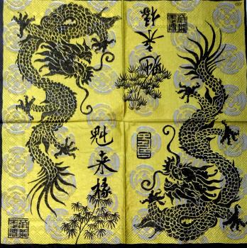 042 Asien - 3-lagig (gold/schwarz) - Ihr