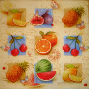 044 Zitronen, Orangen - 3-lagig