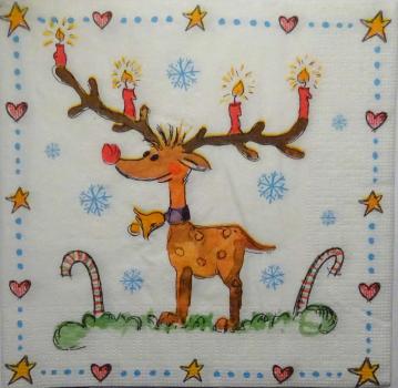 145 Hirsche - 3-lagig - ppd - Claudia Werth