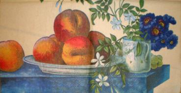 047 Lemons,  Oranges - 3-ply (blue) - Ihr