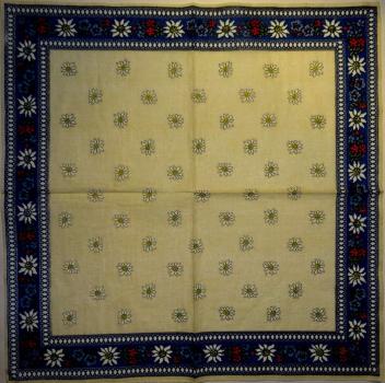 062 Bavarian - 3-ply (cream/blue) - Ihr