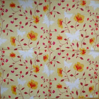 013 Butterflies - 3-ply (yellow) - Home Fashion