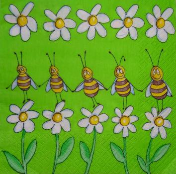 028 Insekten - 3-lagig (grün)