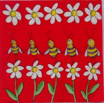028 Insects - 3-ply (red)