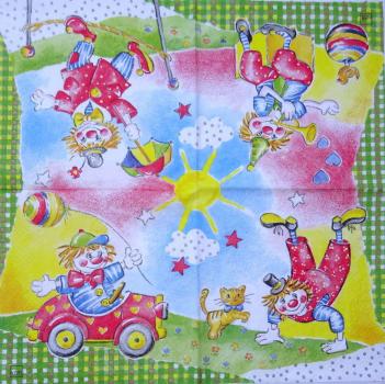 006 Clowns - 3-ply - Home Fashion