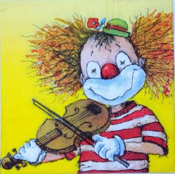 011 Clowns - 3-ply (yellow)
