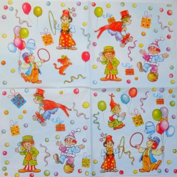 015 Clowns - 3-ply (blue) - Maki