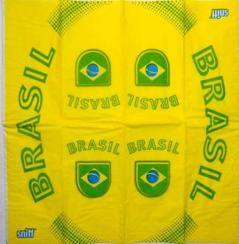 019 Flaggen - 4-lagig- Sniff - Brasilien - Taschentuch