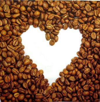 038 Coffee: Beans - 3-ply - Colourful Life - CS