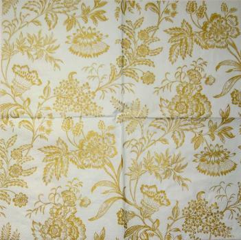 011 Muster - 3-lagig (blau/gold) - Ihr