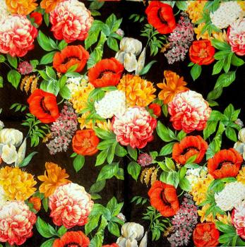 075 Anemones, Poppy - 3-ply - Paw