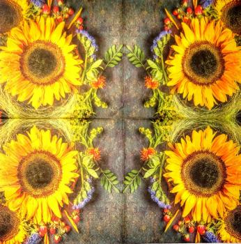 100 Sunflowers - 3-ply - Home Fashion
