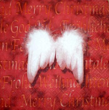 004 Angel - 3-ply (red) - Paper Design