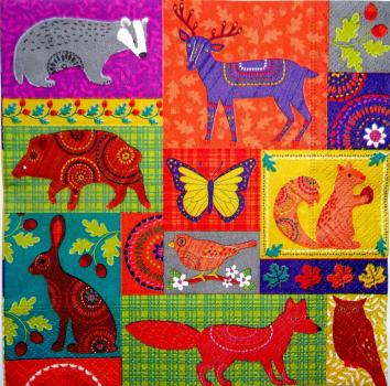 043 Animals Autumn - 3-ply