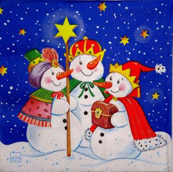 107 Schneemann - 3-lagig - Home Fashion