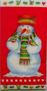 061 Snowman - 4-ply - Carola Pabst - Handkerchief
