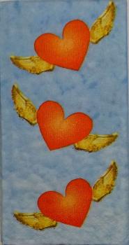 066 Herz / Herzen - 4-lagig - Paper Design - Taschentuch