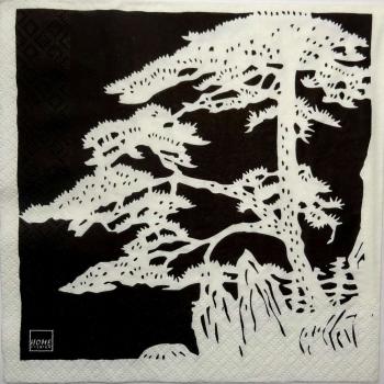 007 Plants - 3 ply (black) - Home Fashion