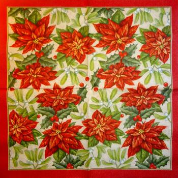 069 Christmas Flowers - 3-ply - Atelier