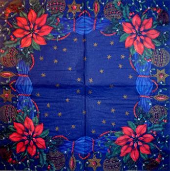 070 Christmas Flowers - 3-ply - Duni