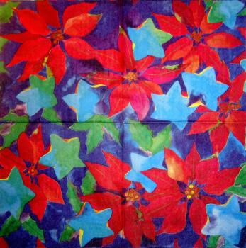 073 Christmas Flowers - 3-ply