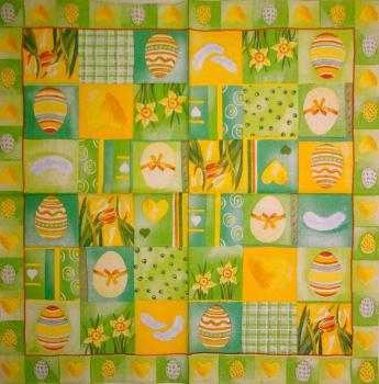 122 Eggs,  Easter Eggs - 3 ply - Ihr