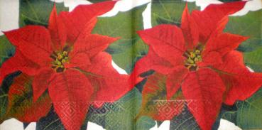092 Christmas Flowers - 3-ply