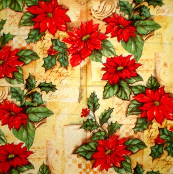 097 Christmas Flowers - 3-ply - Home Fashion