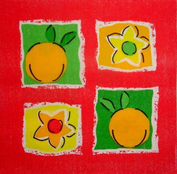 086 Lemons,  Oranges - 3 ply