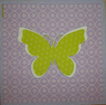 001 Schmetterlinge - 3-lagig (lila) - Artebene