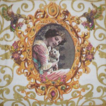 059 Katzen - 3-lagig (gold) - G.v.d.Flierdt
