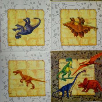 001 Dinosaur - 3-ply