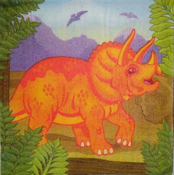 020 Dinosaurier - 3-lagig