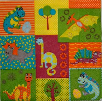 022 Dinosaurier - 3-lagig - Paper Design - CS